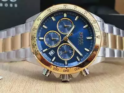 £94.99 • Buy New Genuine Hugo Boss 1513767 Stainless Steel Hero Sport Chrono Mens Watch Uk 