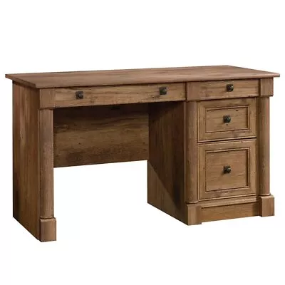 Sauder Palladia Engineered Wood Computer Desk In Vintage Oak • $305.27