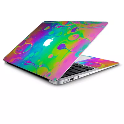 Skin Wrap For Macbook Air 11 Inch Trippy Tie Die Colors Dripping Lava • $14.98