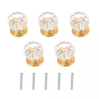 5pcs Decorative Knob Acrylic Drawer Knobs Dressing Table Knob • £8.69