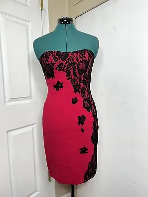 Aidan Mattox Tube Dress For Women Size 4 Small Pre Owned In Excellent Condition • $14