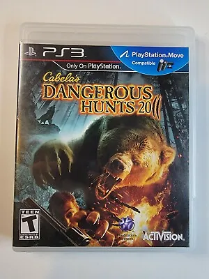 Cabela's Dangerous Hunts 2011 (Sony PS3 PlayStation 3 2010) - No Gun • $4.95