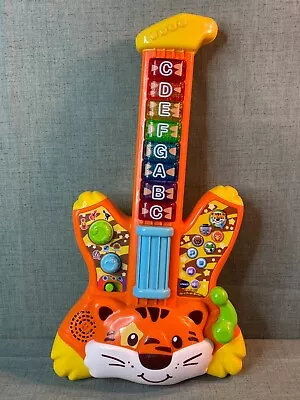Vtech Zoo Jamz Tiger Rock Guitar Musical Toy Letters Colors Animals Interactive • $12