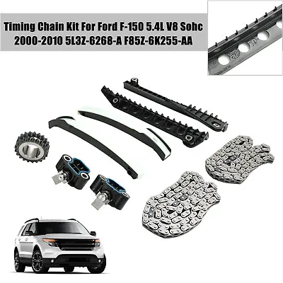 Timing Chain Kit For Ford F-150 5.4L V8 Sohc 2000-2010 5L3Z-6268-A F85Z-6K255-AA • $237.86