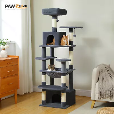 PAWZ Road Cat Tree Tower Scratching Post Scratcher Condo House Bed Toys 164cm • $99.99