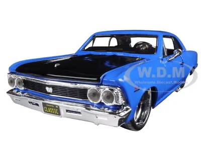 1966 Chevrolet Chevelle Ss 396 Blue 1/24 Diecast Model Car By Maisto 31333 • $21.99