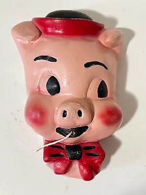 Vintage Porky Pig Chalkware String Holder • $95