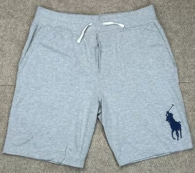 Polo Ralph Lauren Men's Big Pony Logo Grey Heather Shorts Size Large • $29.99
