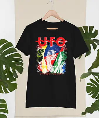 Vintage UFO Band Album Men T-shirt Black Short Sleeve All Sizes S To 3XL • $16.99