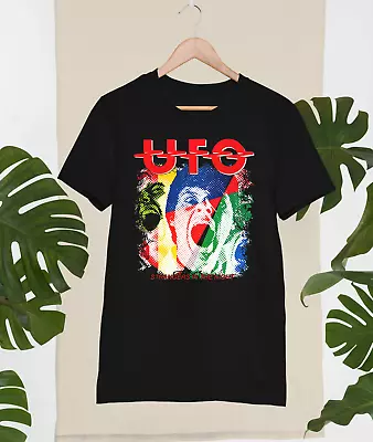 Vintage UFO Band Album Men T-shirt Black Short Sleeve All Sizes S To 4XL JJ1616 • $22.79