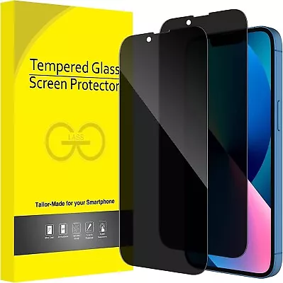 Privacy Anti-Spy Glass Screen Protector For IPhone XR 11 13 14 15 Pro Plus Max • £1.75