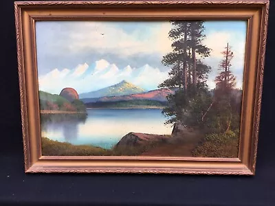 Vintage Oil Painting By Oregon Artist John D. Delane. • $399