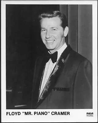 Pianist Floyd Cramer Original 1960s RCA Promo Photo Elvis Presley Keyboadist • $11.96