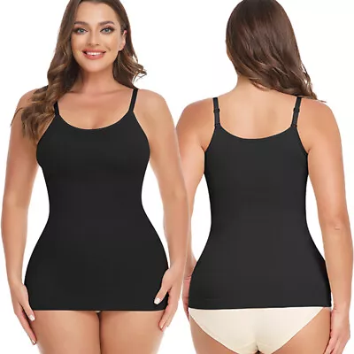 Women Compression Vest Cami Firm Tummy Control Shaper Camisole Tank Top Slimming • £6.79