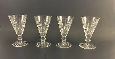 $48 • Buy Set Of 4 WATERFORD Crystal Sherry Glasses Tramore Pattern