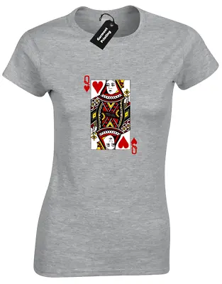 Queen Of Hearts Ladies T-shirt Fashion Kylie Top • £7.99