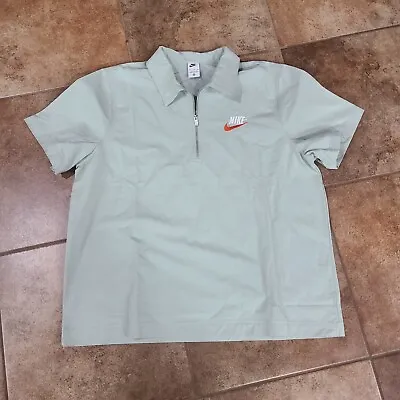 $59.99 • Buy Nike Mens Sportswear Trend Overshirt Phantom Seafoam Work Shirt DM5283-017 Large