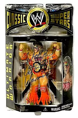 $2831.20 • Buy Wwe Ultimate Warrior Hand Signed Classic Superstars 1 Toy With Psa Letter Coa