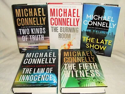 Lot Of 5 Michael Connelly Novels Bosch-Lincoln Lawyer-Ballard 1st Editions HCDJ • $19.80