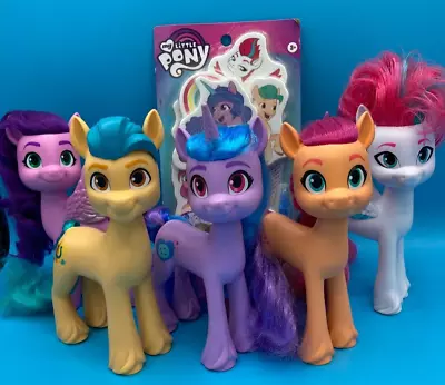 My Little Pony G5 A New Generation Mane 5 6” Brushable Figures & Bath Activity • $23.99