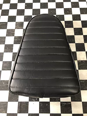 Vintage KK Universal Motorcycle Black Sissy Bar Passenger Backrest Pad 12  High • $27.99
