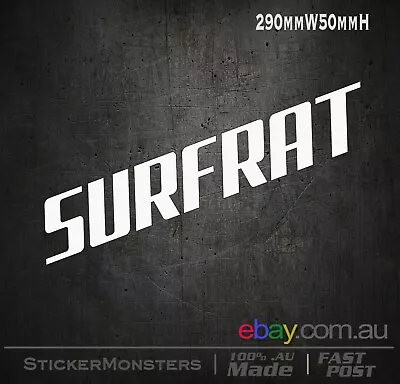 SURF RAT ROD SURFING STICKER DECAL 290mmW Surf Car VAN Vehicle Panelvan Wagon  • $6.99