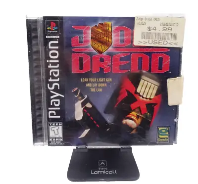 Judge Dredd (Sony PlayStation 1 1998) PS1 CIB Complete W/ Manual (Resurfaced) • $26.99