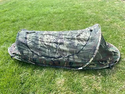 USGI Military Iguana Army Woodland Camo 86  Pop Up Bed Net 3740-01-516-4415 EXC • $64.90