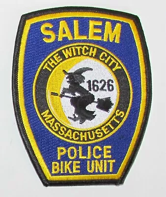 Massachusetts State Salem Witch City Police Bicycle Bike Team Patch • $5