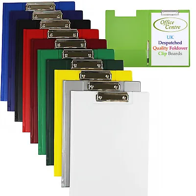 50% OFF - Folding Clipboard A4 Quality Waterproof Paper Storage Pen Holder • £2.97