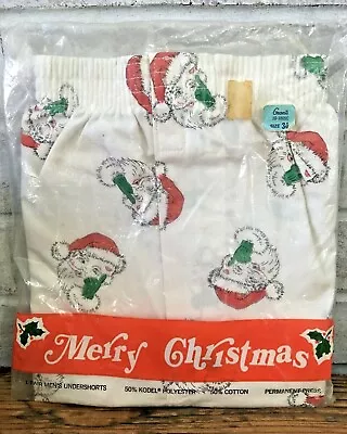 Vintage Grants Kodel Merry Christmas Mens Underpants Boxer Shorts Size 34 NOS  • $33.24