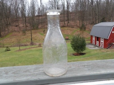 $18.95 • Buy Vintage Birtcherd Dairy Embossed Quart Milk Bottle Norfolk Va