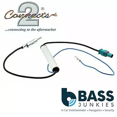 Fakra Car Stereo Radio Booster Aerial Antenna To Fit Vauxhall VW Audi Seat Cars • £7.95