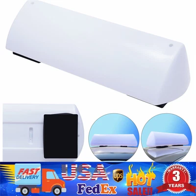 $22.80 • Buy 55CM DIY LED Blank Taxi Cab Sign Car Roof Top Topper Advertising Light White NEW