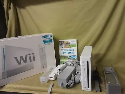 Nintendo Wii Sports Boxed Console No Inserts Tested And Working Good Cond. • $50