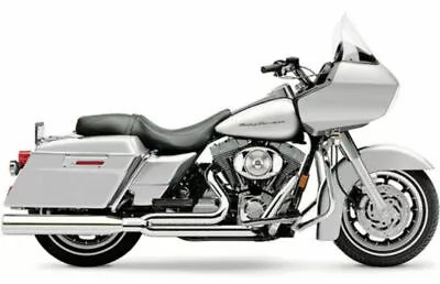 Chrome Cobra PowerPro HP 2-into-1 Full Exhaust Pipe Header Harley 95-06 Touring • $629.95