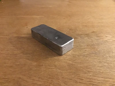 £3.81 • Buy Lead Hand Poured Ingot Bar 1.038 Kg ( Melting Ipswich ) Lot 737