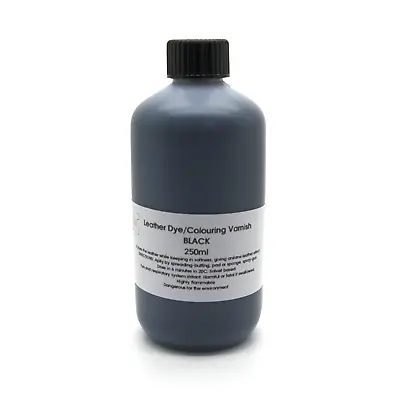 Black Leather Dye For NISSAN 350z SKYLINE 200SX Car Seat Colour Repair 250ml • $32.99