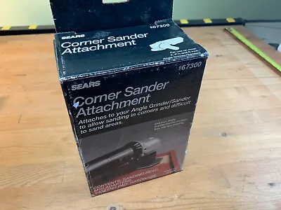 Vintage Sears 67300 Corner Sander Attachment For Angle Grinders - FREE SHIPPING • $9.99