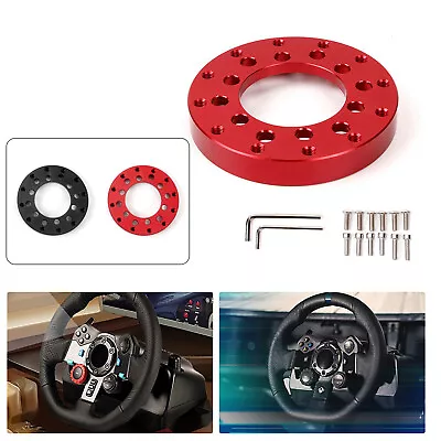 70MM Game Steering Wheel Adapter Plate Kit For Logitech G25 G27 G920 Accessories • $34.35