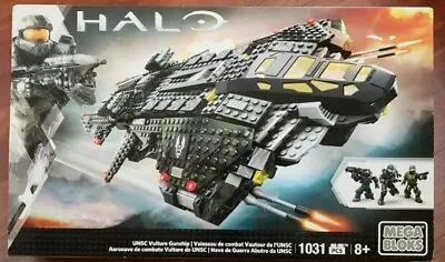 Mega Bloks Construx Halo UNSC Vulture Gunship ODST Locke Enforcer CNG71 VHTF NEW • $1080.82