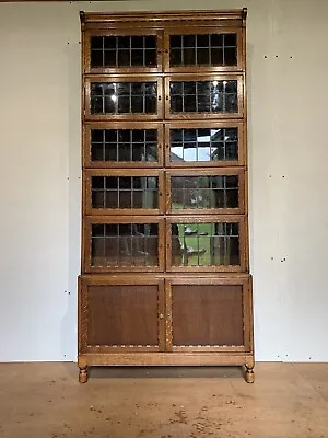 Vintage Antique Bookcase 1930s Minty Of Oxford Sectional Like Globe Wernicke  • £795