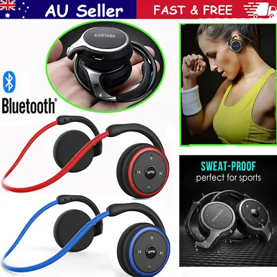 $8.99 • Buy Wireless Bluetooth Sports Earphones Hi-Fi Stereo Gry Running Headphones Headset