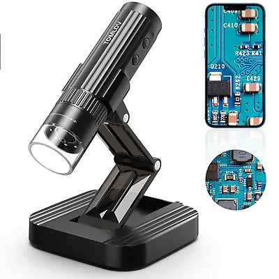TOMLOV 1000x WIFI Digital Microscope USB Magnifier Camera For IPhone IPad Ios • $37.84