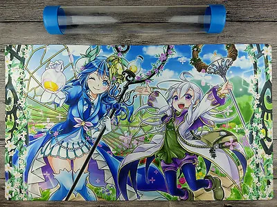 Ygomat VRAINS Aromage Rosemary Playmat 2017 Custom TCG CCG Mat Free Best Tube • $45.51