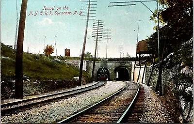 Postcard Tunnel On The N.Y.C. Railroad In Syracuse New York • $8