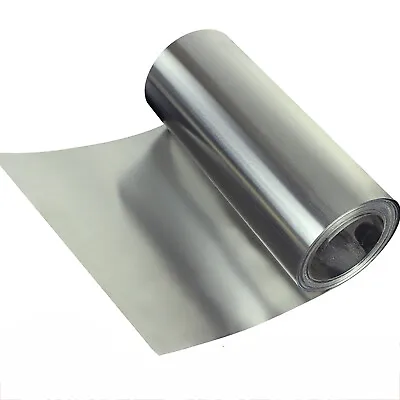 TA2 Titanium Foil Sheet Roll Thin Metal Panel 0.1~0.5mm - Multi Sizes Available • £12.66