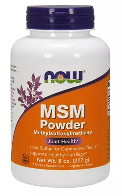 NOW Foods MSM Methylsulphonylmethane Powder - 227g • £15.40