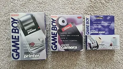 Nintendo Game Boy Printer Red Camera & New Printer Paper Bundle Mint Condition  • £200
