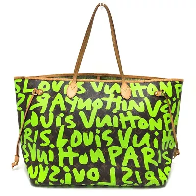 LOUIS VUITTON M93703 Monogram Graffiti Neverfull GM Shoulder Bag Tote Bag • £1729.20